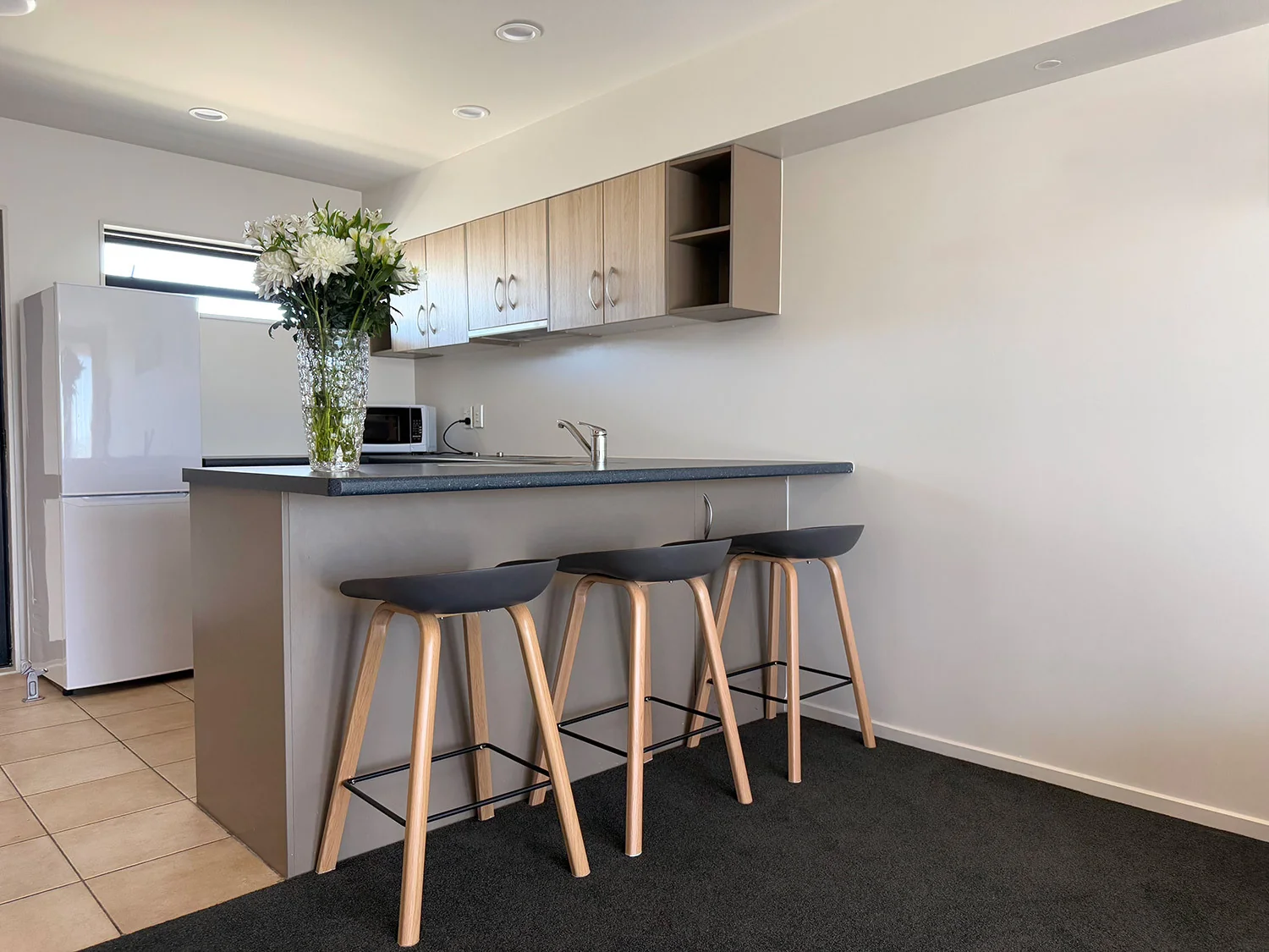 Two Bedroom Apartments — kitchen at Bluewater Hotel