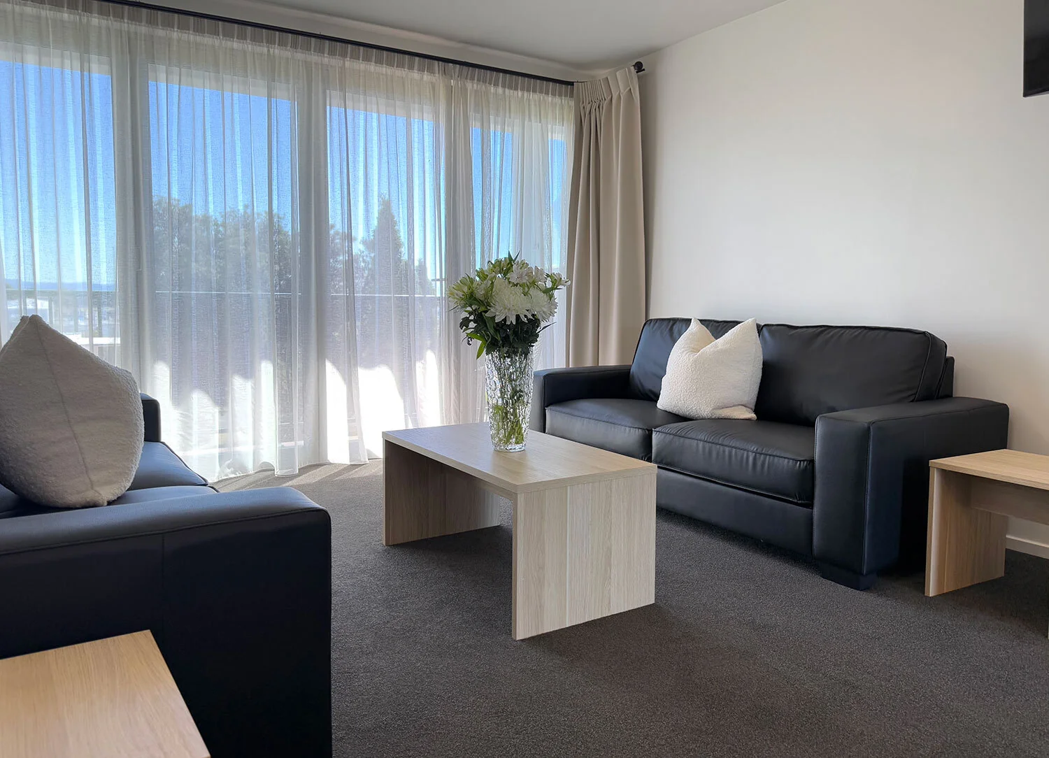 Three Bedroom Apartments — main bedroom at Bluewater Hotel